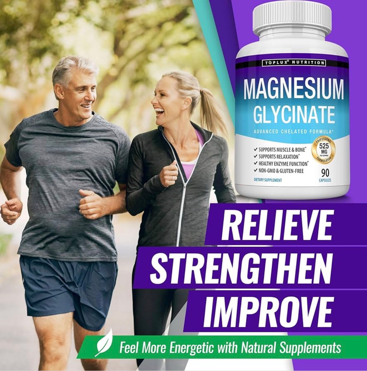 Toplux Nutrition Magnesium Glycinate Complex